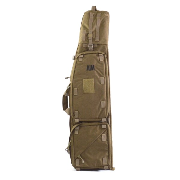 AIM Gewehrtasche 45 tactical dragbag für Karabinergewehre bis 109cm Länge tan